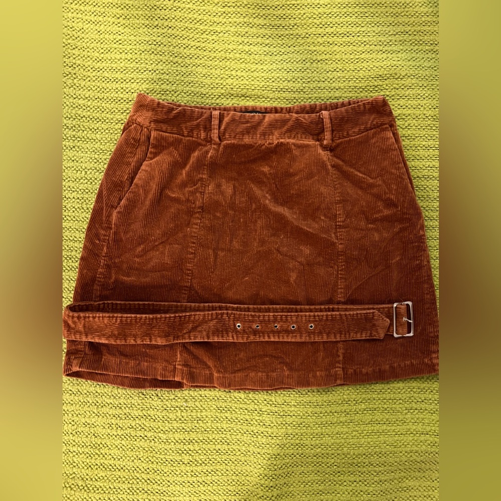 ELOQUII Womens Courderoy Mini Skirt